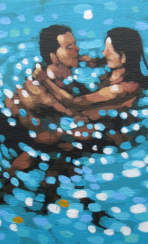 Turquoise swirl by Gordon Hunt
