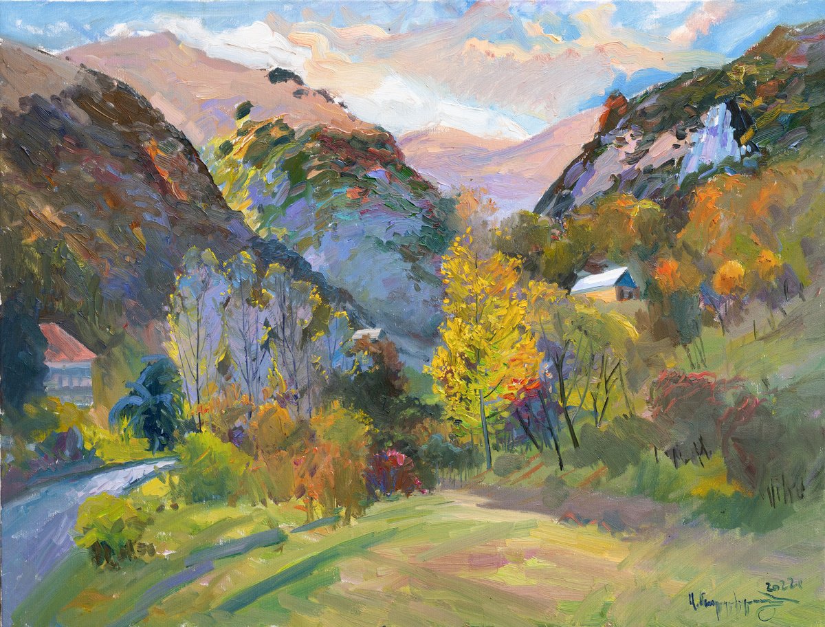 Summer Valley By Artur Martirosyan, 31 X 24, Artwork For Sale On Artfinder