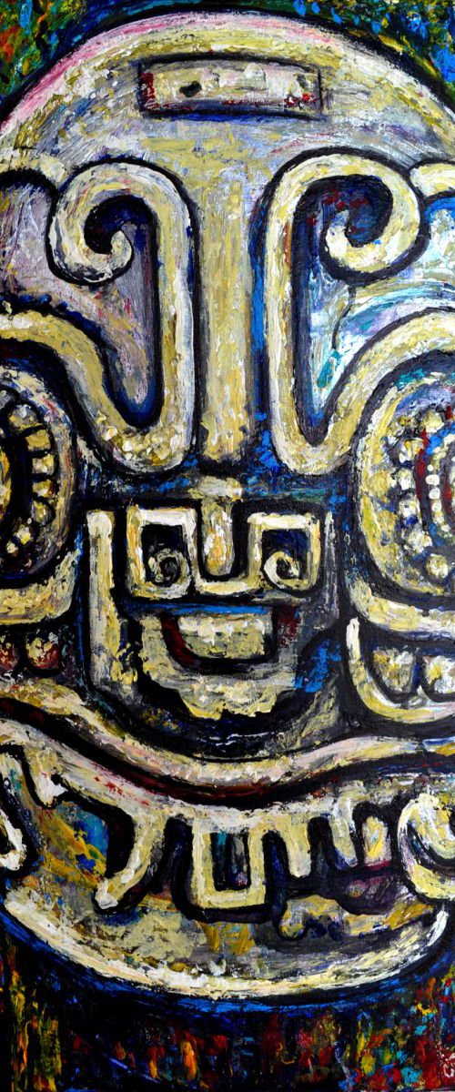 Mayan God by Alex Solodov