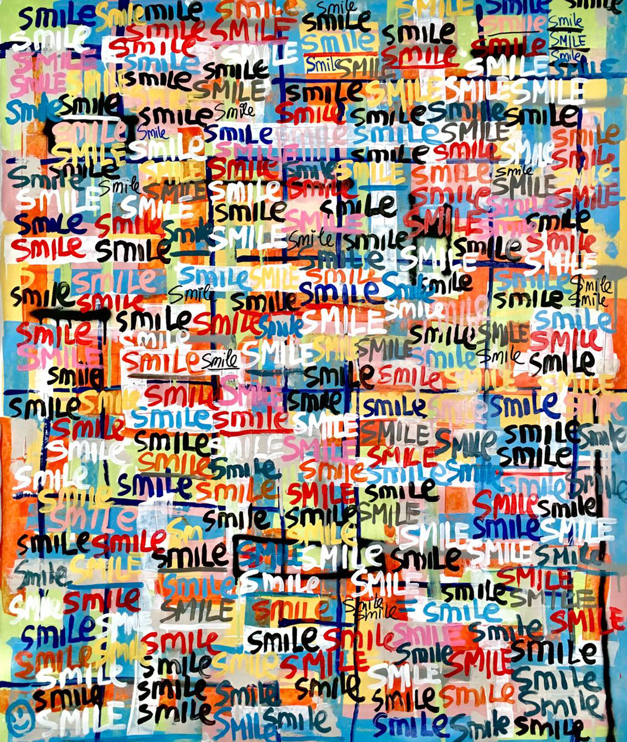Smile Acrylic Painting By Mercedes Lagunas Artfinder