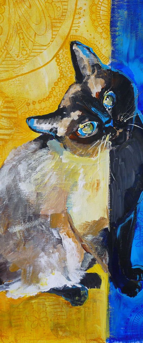 Morning Cat, Evening Cat SOLD by Jelena Nova