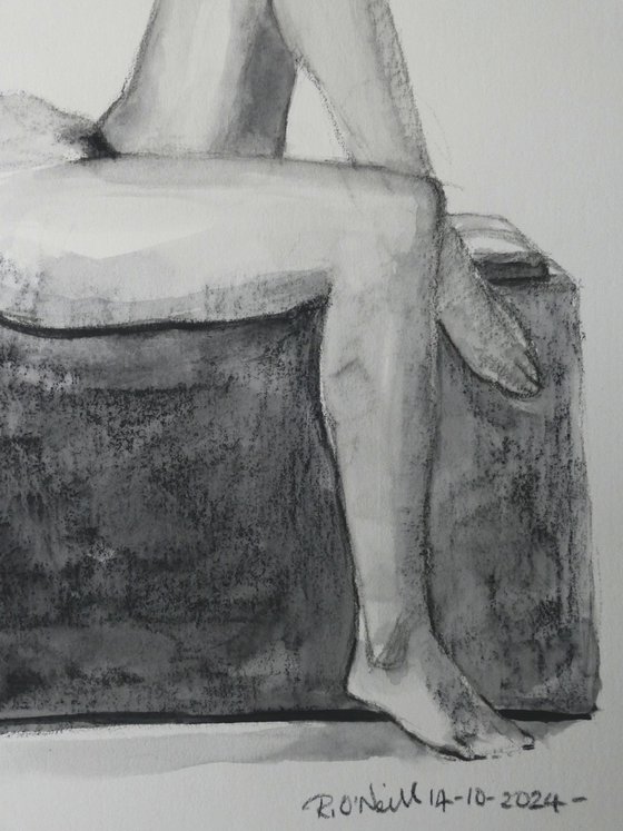 Reclining female nude