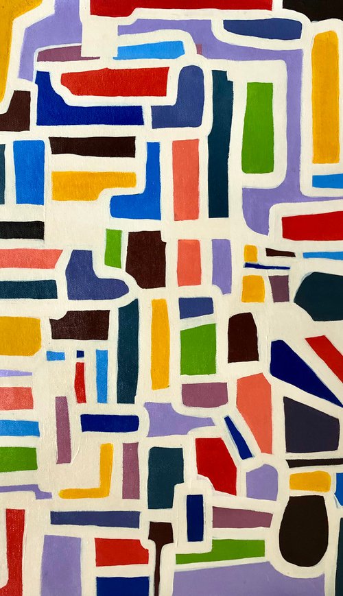 Abstract composition by Ilaria Dessí