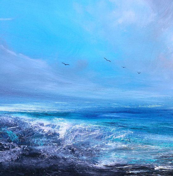 Hell Bay, Bryher, Isles of Scilly - Large, Wave Art, Seascape,