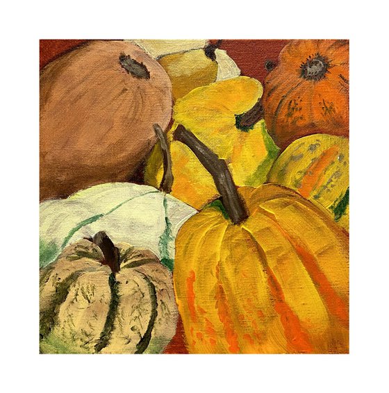 Pumpkin still life