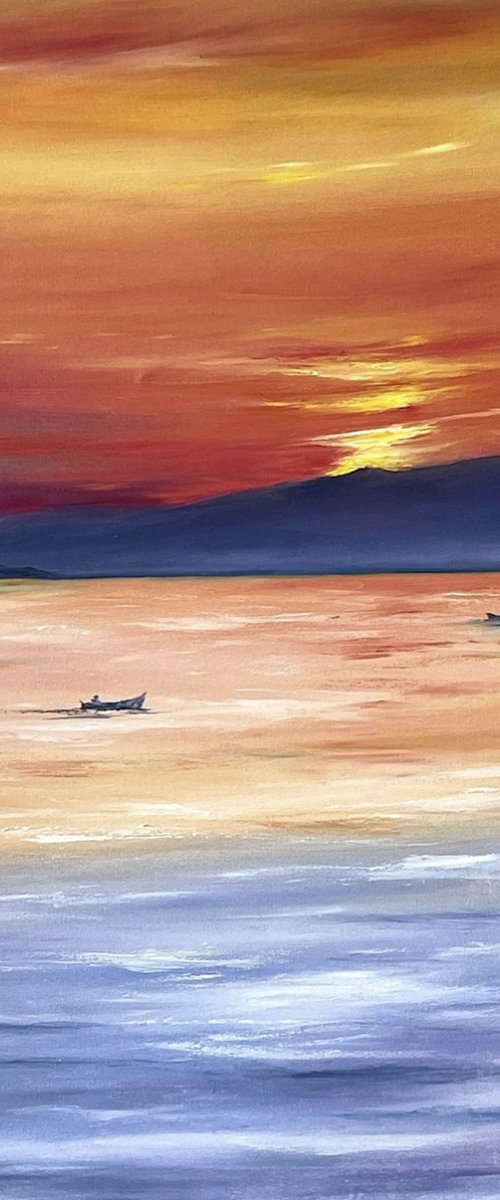 Italian fisherman by Anastasiia Novitskaya