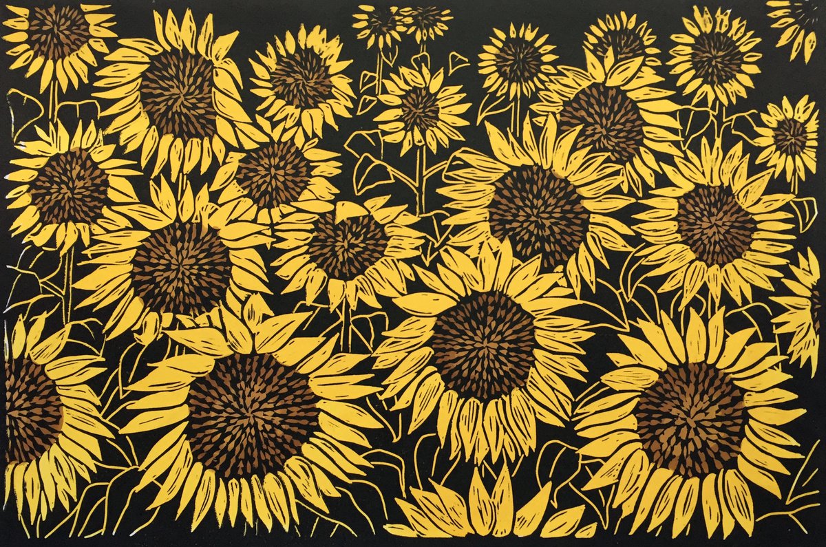 A Field of Sunflowers 6/50 by Jane Dignum