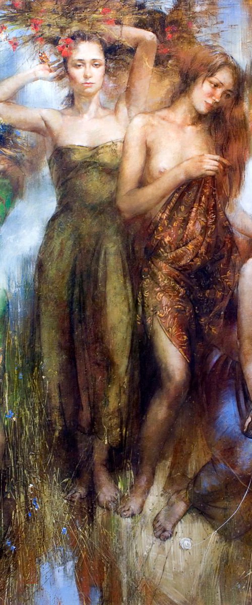 Seasons of the Year |120 x 120cm| by Aleksandr Korol