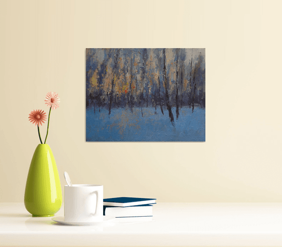 The Winter Sun - original winter landscape