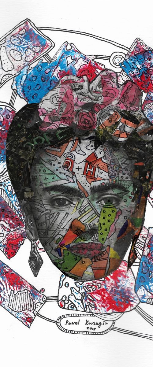 Portrait of Frida # 22 by Pavel Kuragin