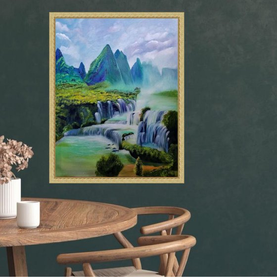 Mountain Waterfall