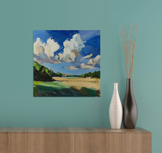 Fields Under Summer Skies