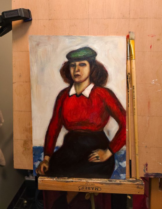 Interlude 1225-03 Study after Marc Chagall