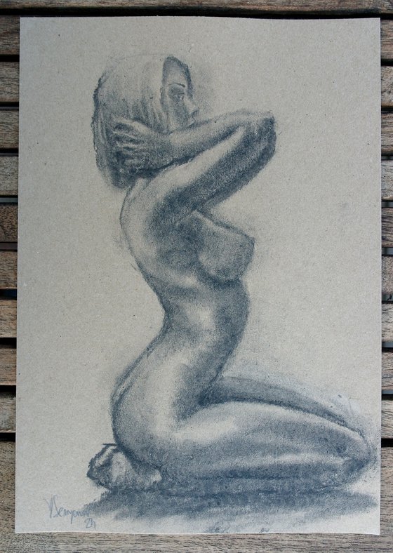 Female Figure 53 Charcoal