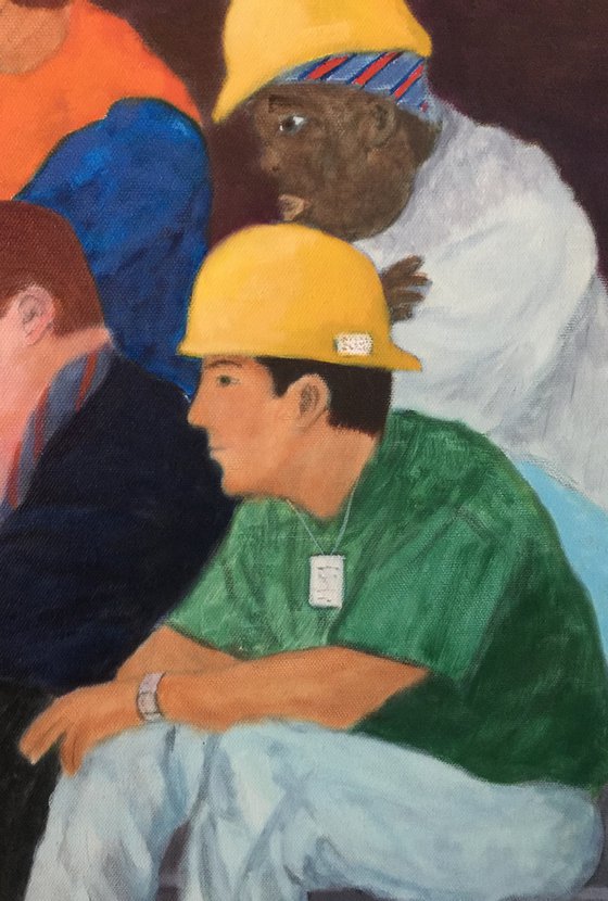 WORKERS ON A BREAK
