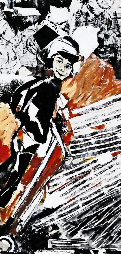 On the Scooter : An Abstract by Irene Wilkes