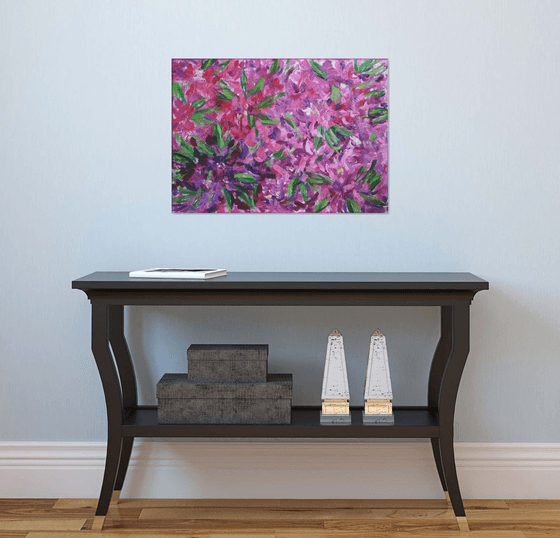 Bloom Rhododendrons... /  ORIGINAL PAINTING