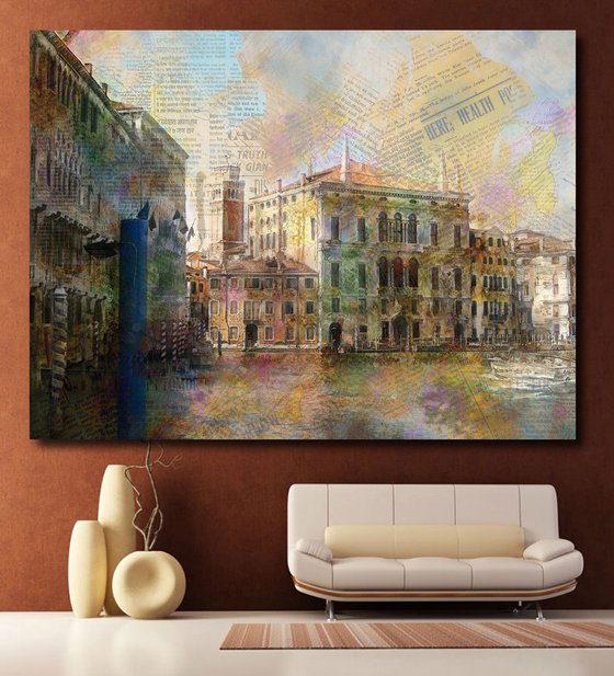 Recuerdos de Venecia II/XL large original artwork