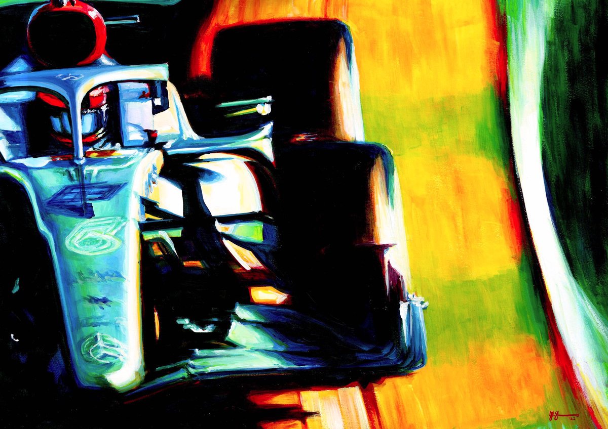 George Russell - 2022 Australian Grand Prix - Mercedes W13 by Alex Stutchbury