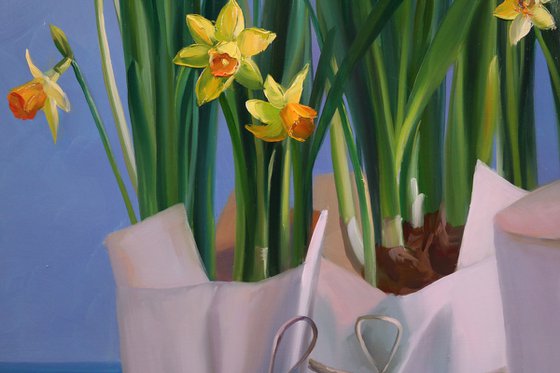 "Still life with daffodils"