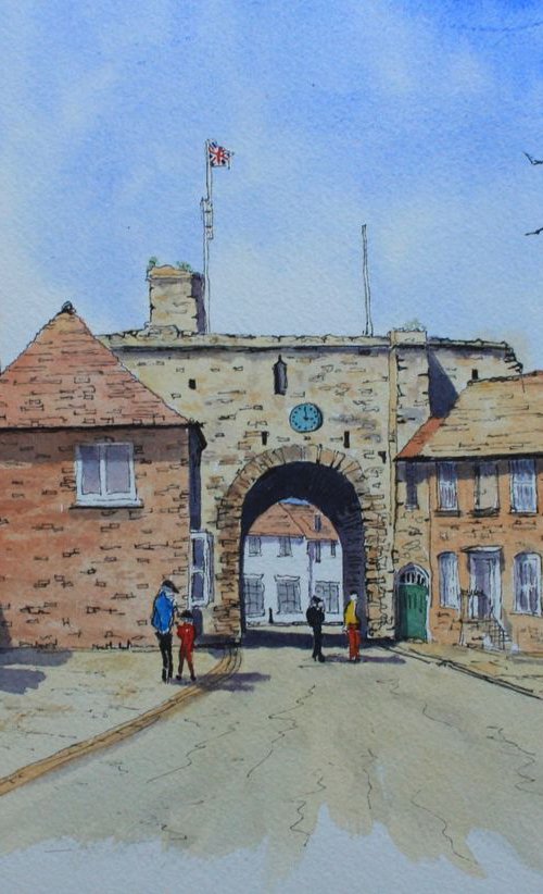 The Landgate at Rye in Sussex by Brian Tucker