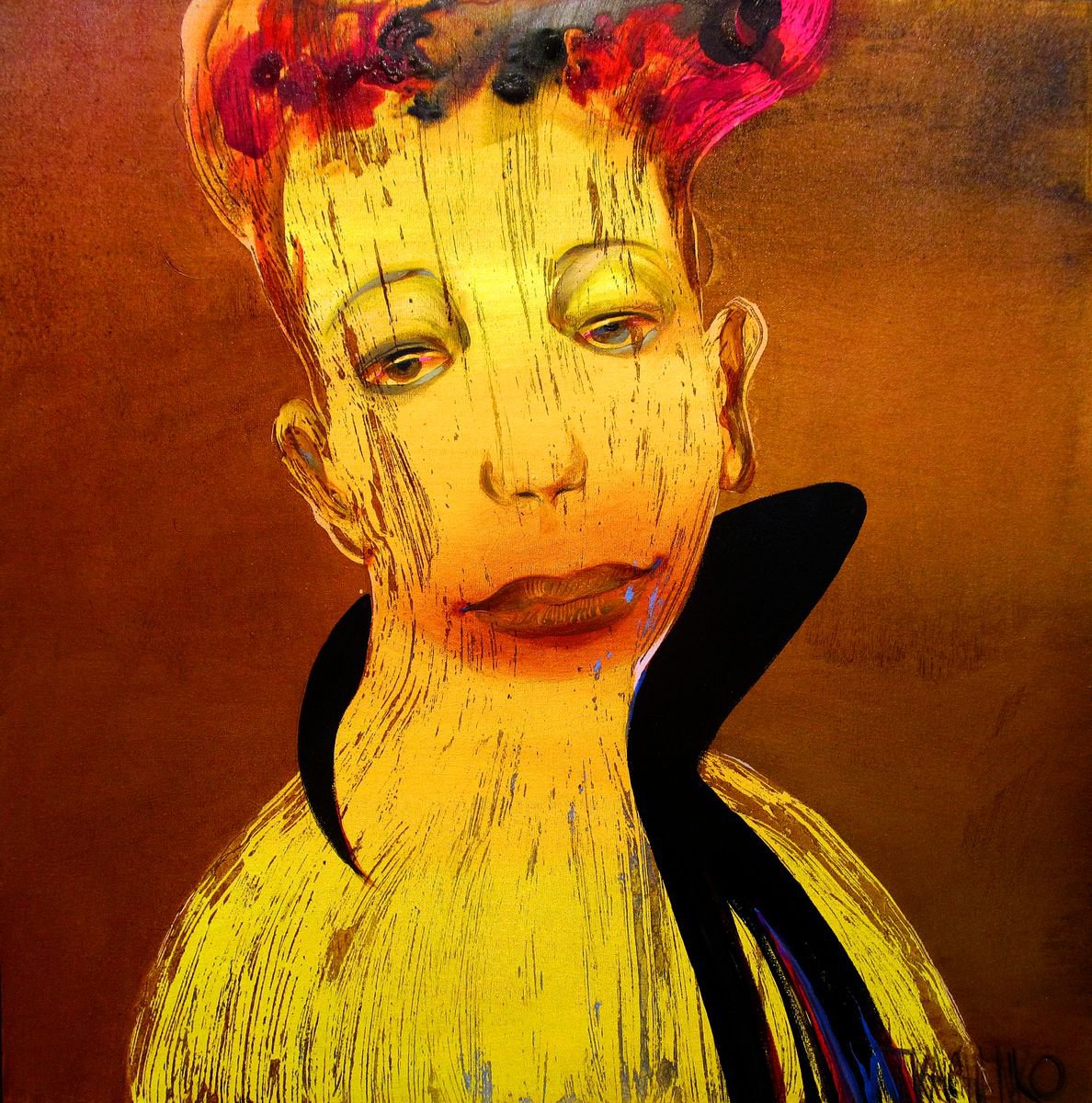 Sad Clown by Victor Tkachenko