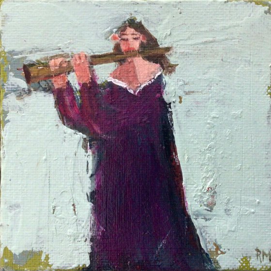 GIRL WITH FLUTE