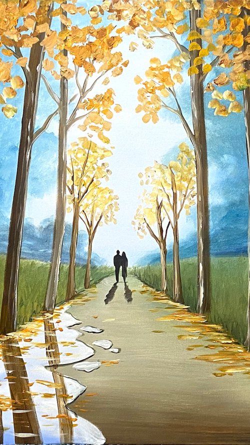 Autumn Day Walk by Aisha Haider