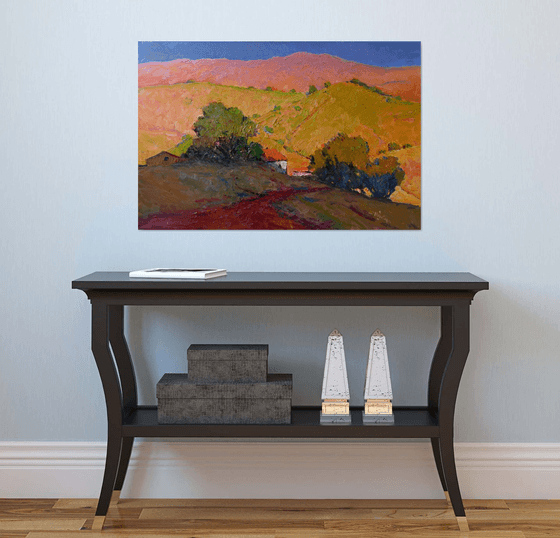 Green Hills and the Light of Evening