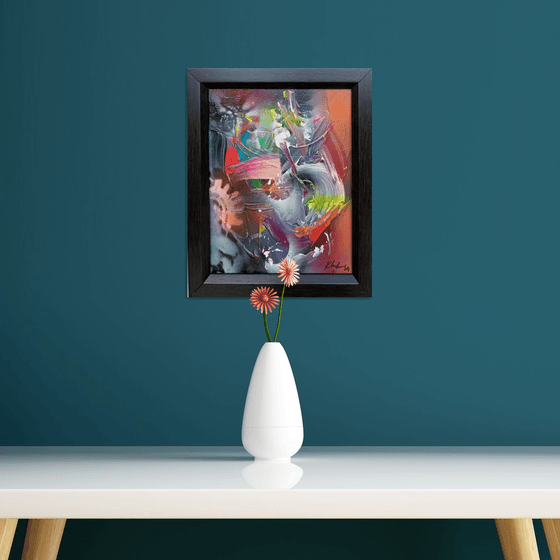 Soft wind abstract painting