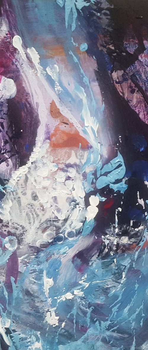 Abstract Fascinating Floral Colors Painting By O KLOSKA by Kloska Ovidiu