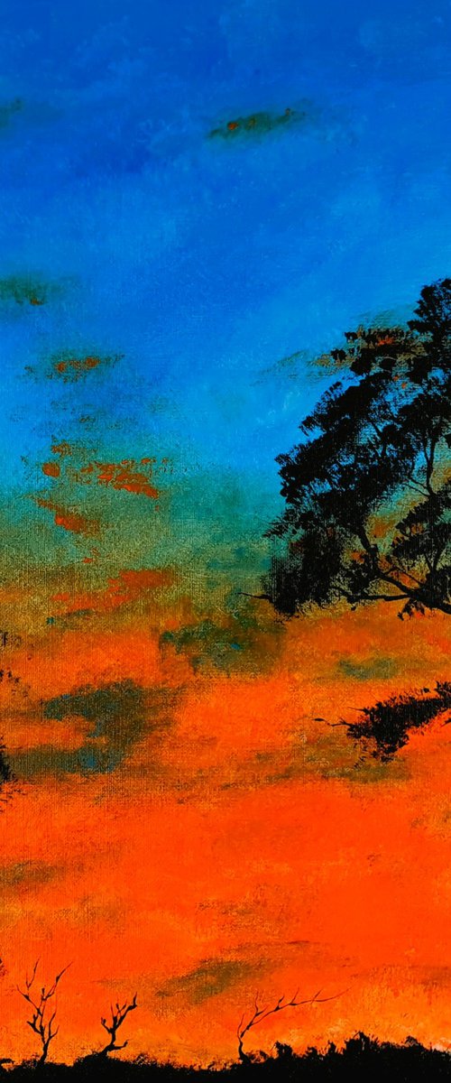 Orange sunset 2 by Daniel Urbaník