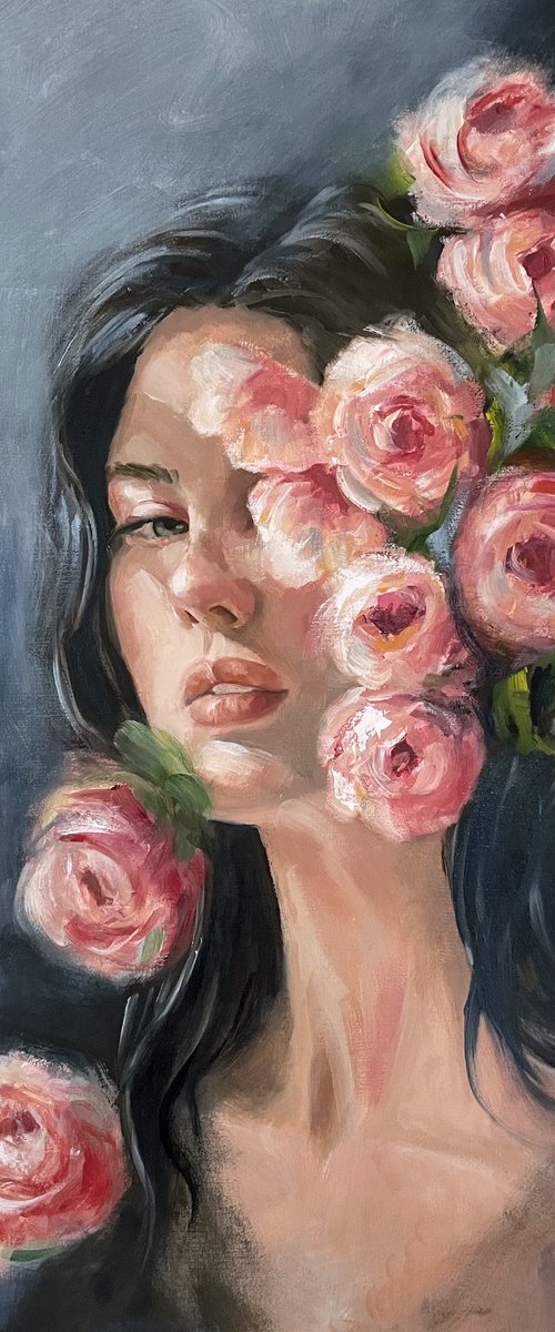 Portrait in Bloom by Maria Romano