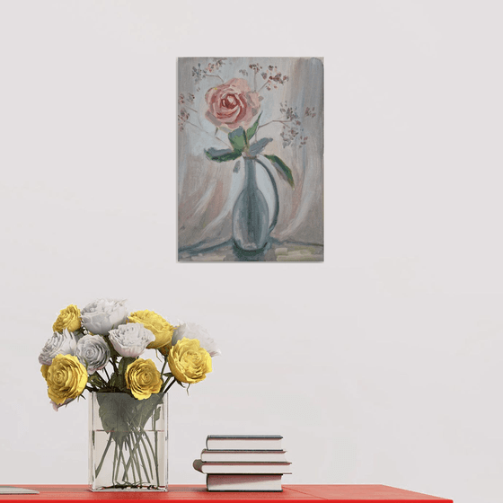 Still life with flower "Rose"