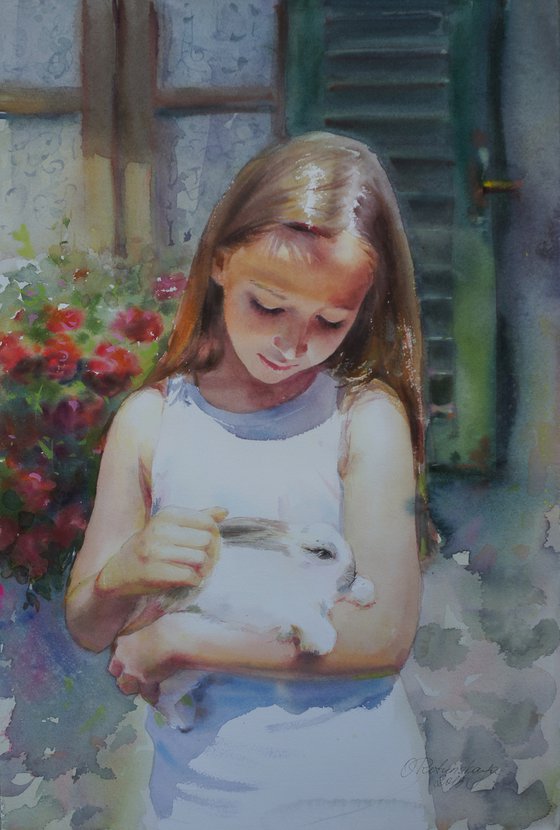 Lily and Fluffy