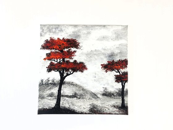 Gray landscape