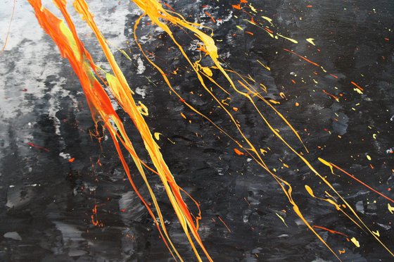 Twisting Fire V - CANVAS ONLY