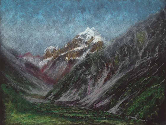 Late Afternoon, Mount Cook, N.Z.