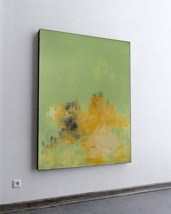 Broken Sunlight - 48' Large Abstract Artwork