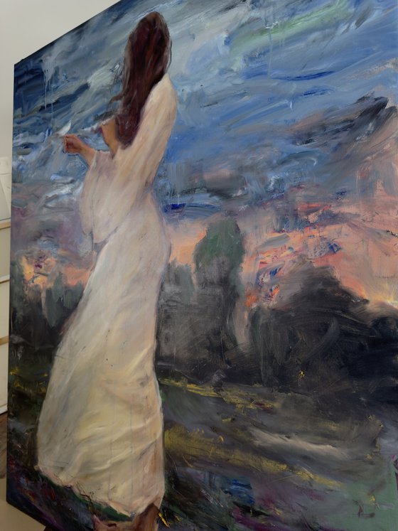 She Weaves Her Hair Into Clouds