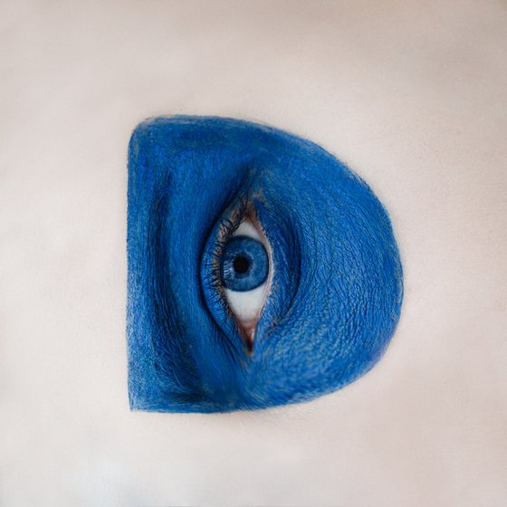 Synesthetic Letters - D (Framed)