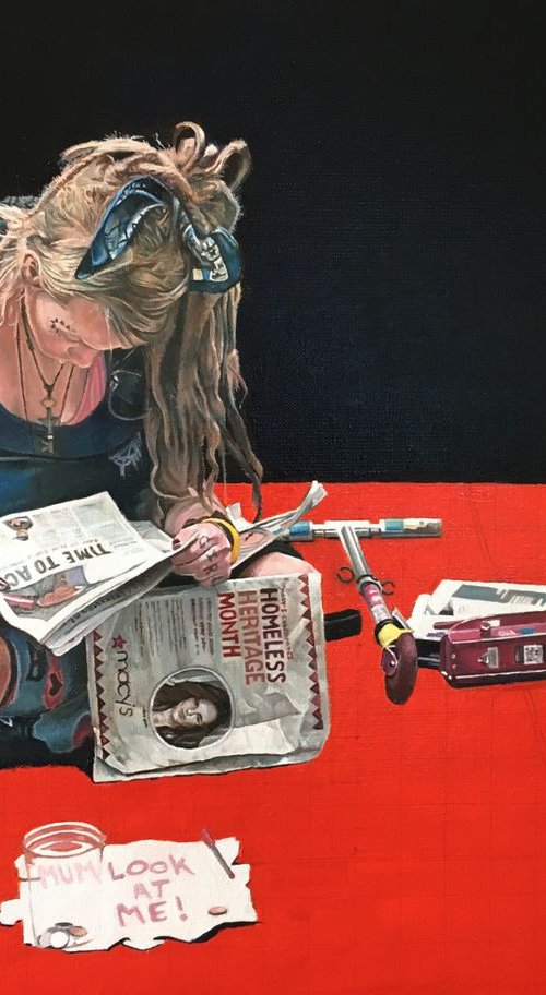Black and Red Lines by James Earley