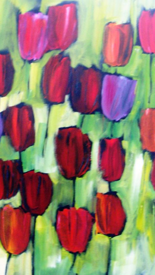 Tulip Field by Jan Rippingham