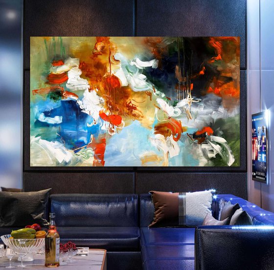 Turbulent frivolity of orange