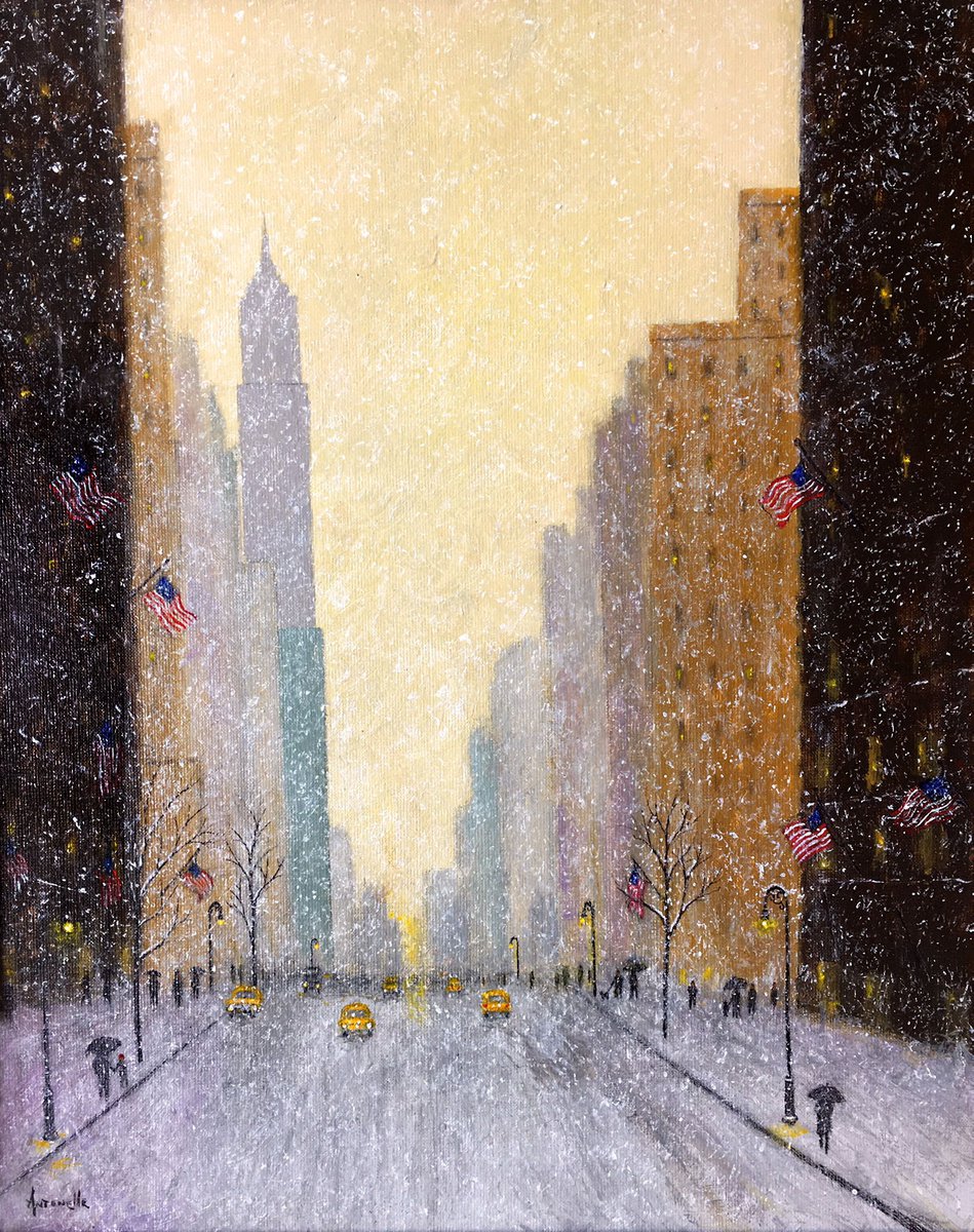 Empire State - Winter by Patrick Antonelle