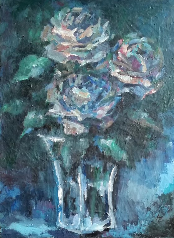 Three Abstract Roses