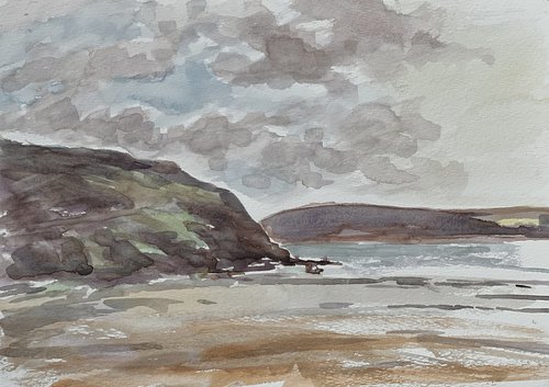 Daymer Bay and Brea Hill by Louise Gillard