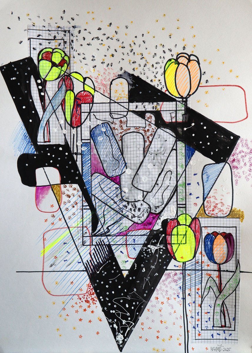 Fantasy With Flowers 264 By Rakhmet Redzhepov, 17 X 23, Artwork For Sale On Artfinder