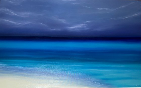 Turquoise ocean, waves