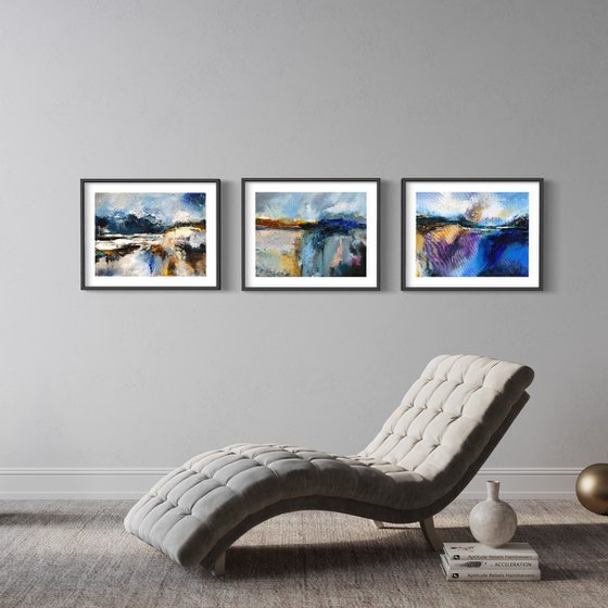 BLUE MOOD- original painting on canvas